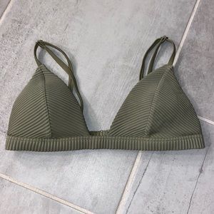 Hollister triangle bikini top